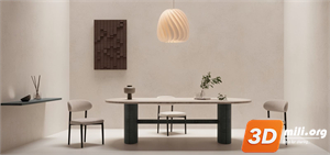 Dining Table Set Skp Files